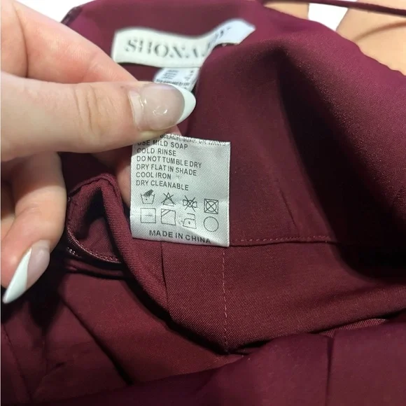 SHONA JOY Core Cocktail Wrap Dress in Burgundy Size 2 coquette cocktail -  www.joarbit.com